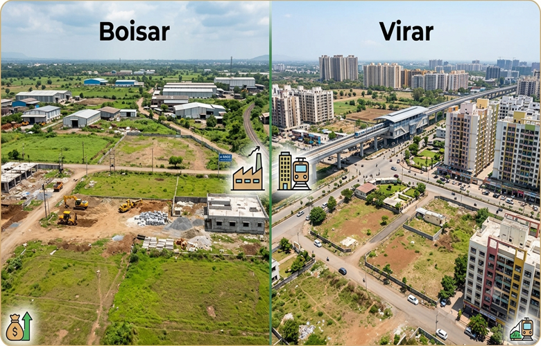 Boisar vs Virar: Where Should You Invest in Land?